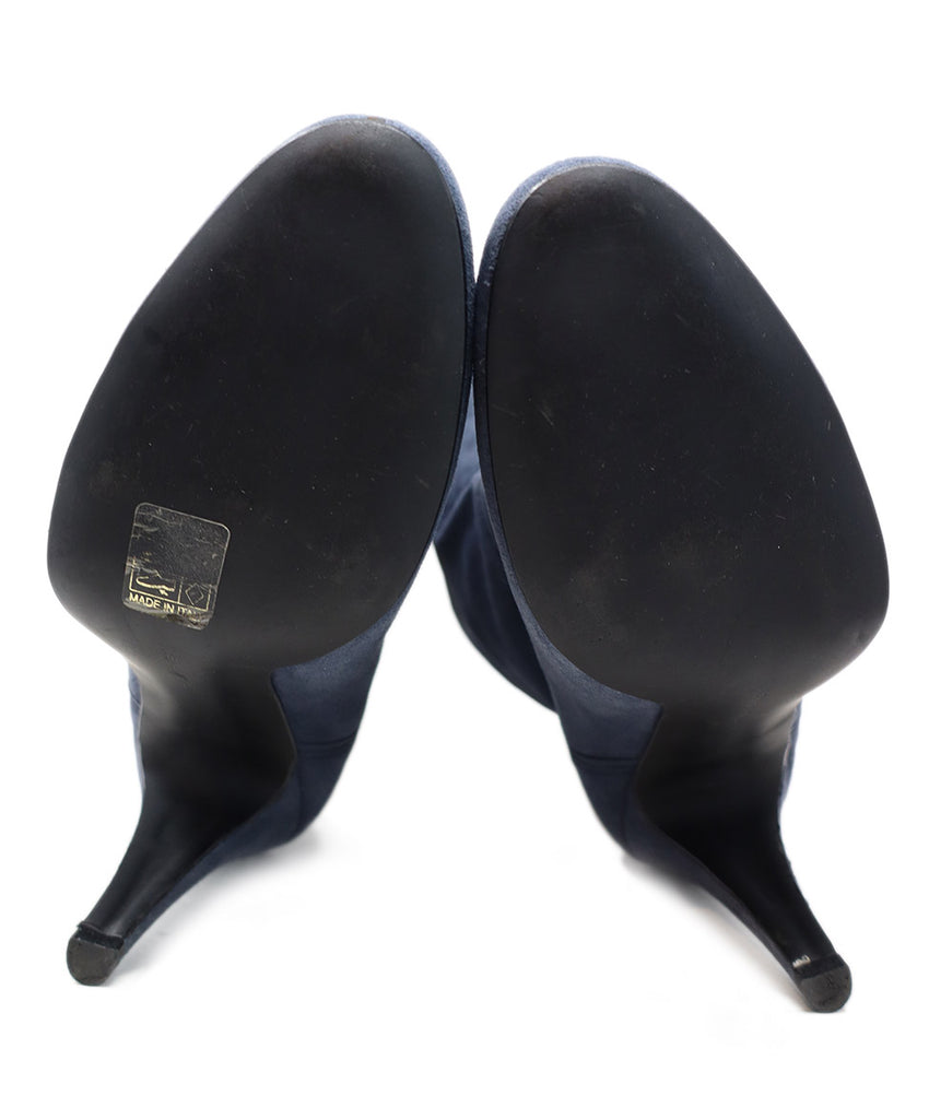 Stella McCartney Blue Grey Vegan Leather Boots 4