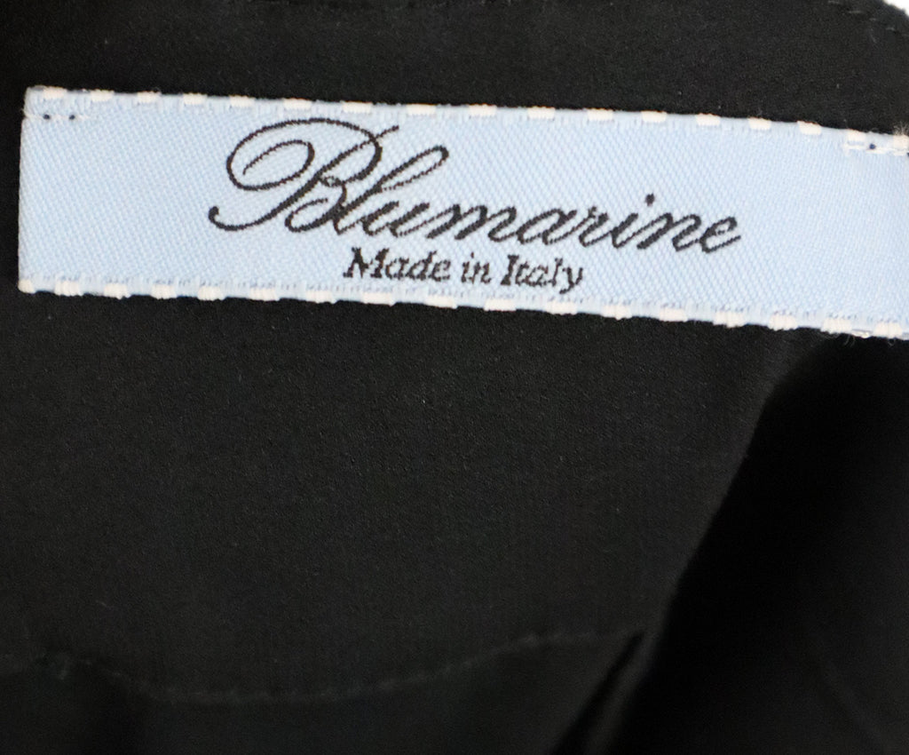 Blumarine Black & Grey Embroidered Skirt 3