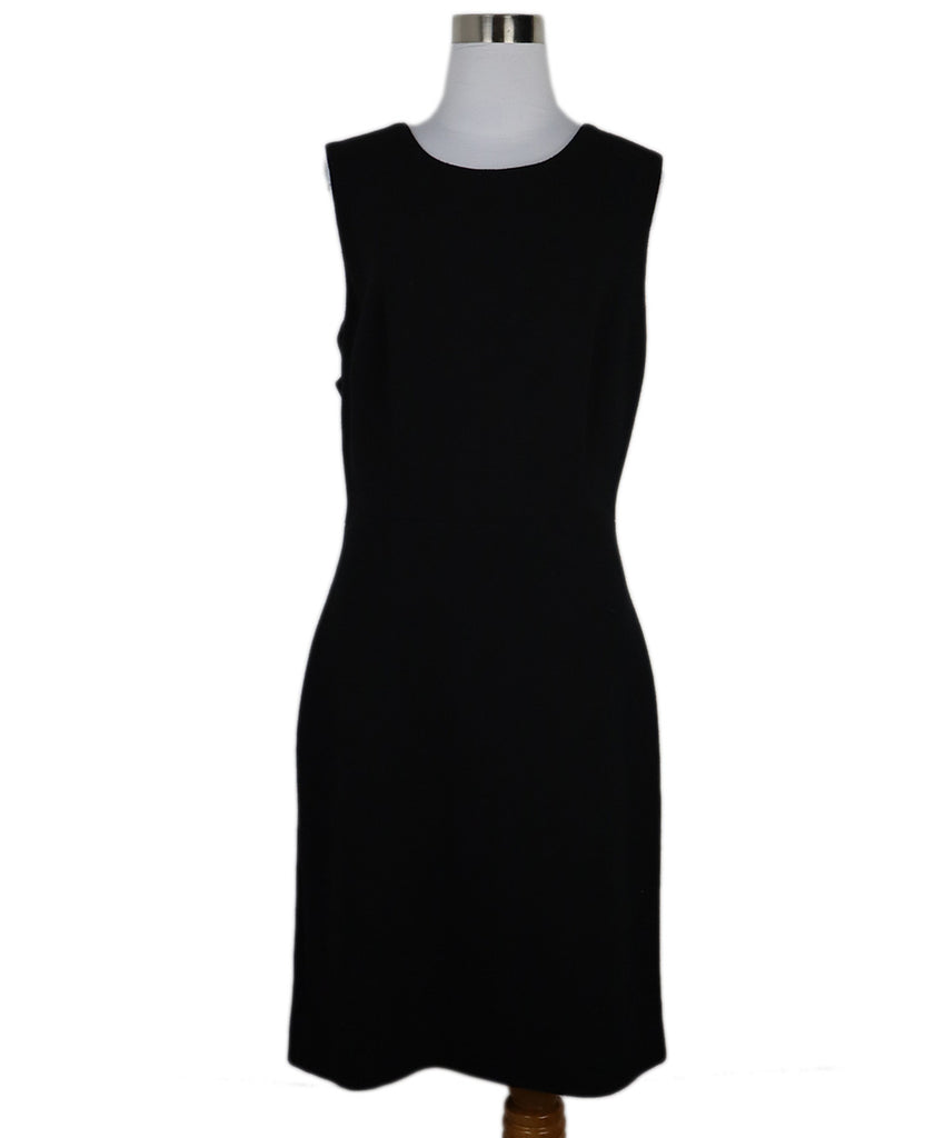 Bottega Veneta Black Wool & Silver Button Dress 