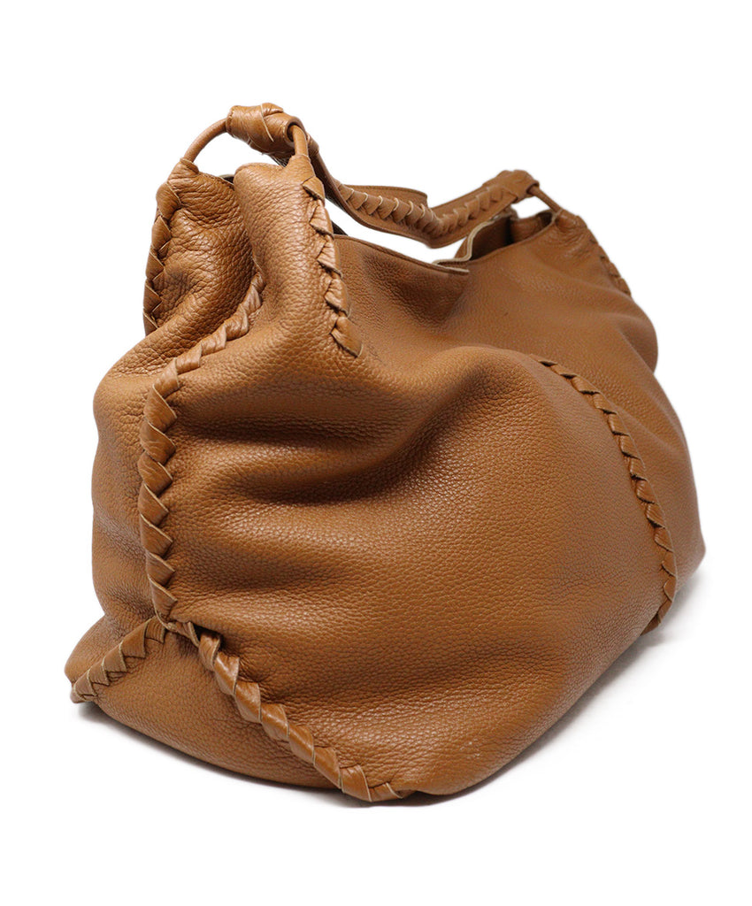 Bottega Veneta Cognac Leather Shoulder Bag 2