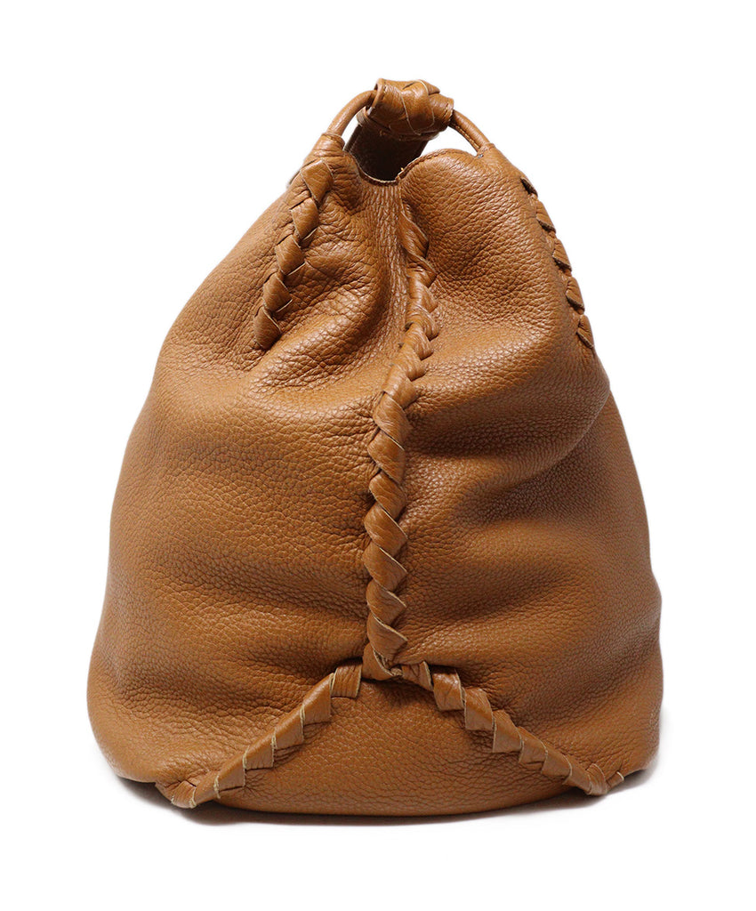 Bottega Veneta Cognac Leather Shoulder Bag 1