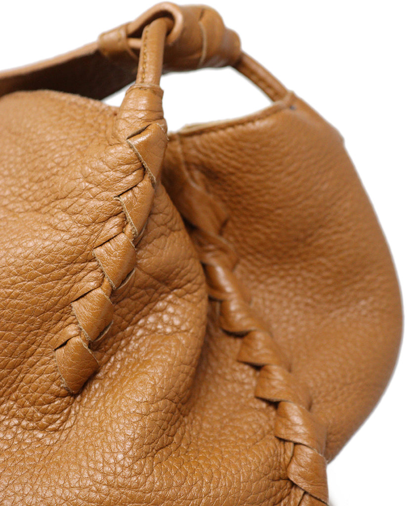 Bottega Veneta Cognac Leather Shoulder Bag 8