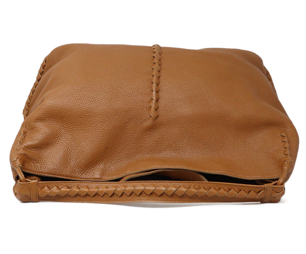 Bottega Veneta Cognac Leather Shoulder Bag 5