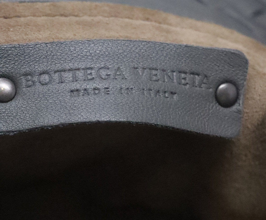 Bottega Veneta Grey Woven Leather Shoulder Bag 7