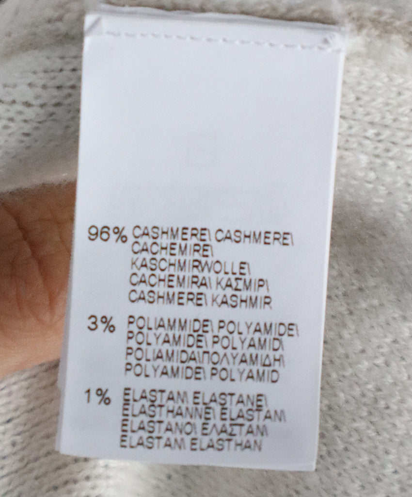 Brunello Cucinelli Beige Cashmere Zip Up Sweater 4