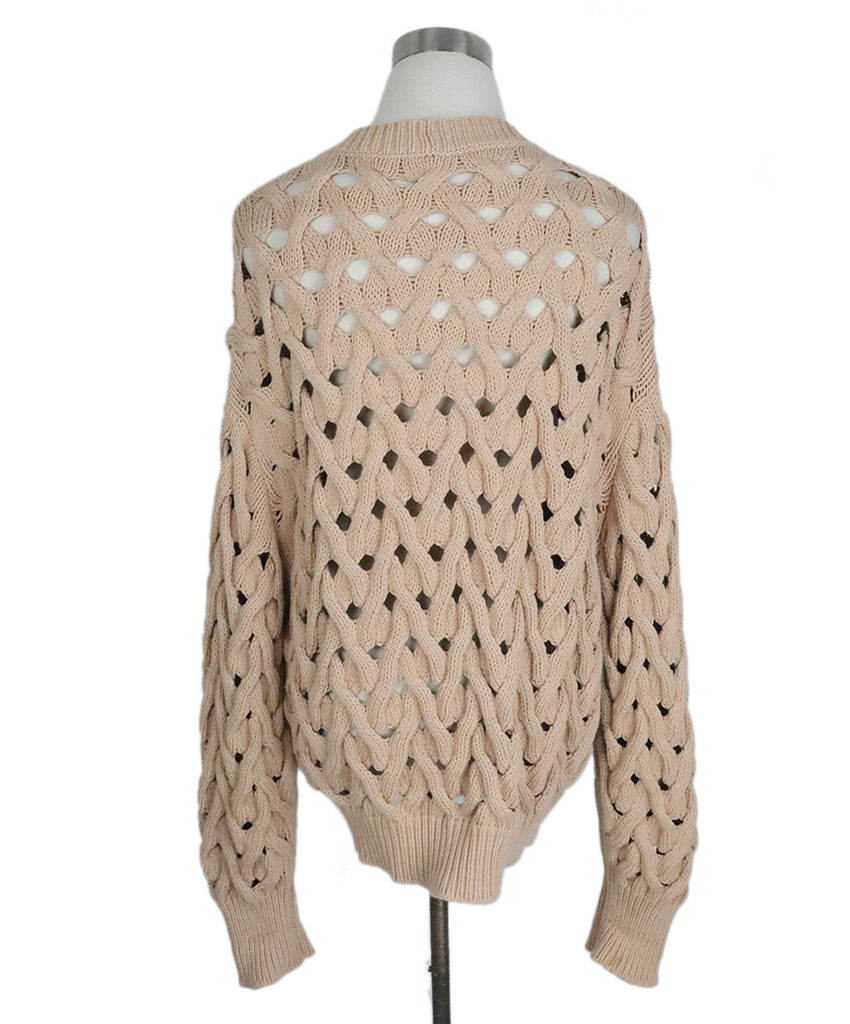 Brunello Cucinelli Beige Knit Cutout Sweater 2