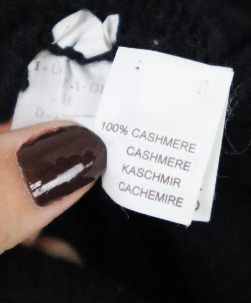 Brunello Cucinelli Black Cashmere Cardigan 4