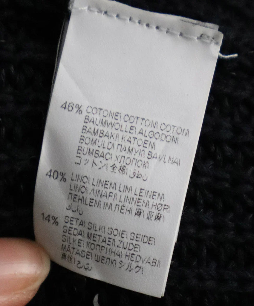 Brunello Cucinelli Black Sequin Cardigan sz 12 - Michael's Consignment NYC