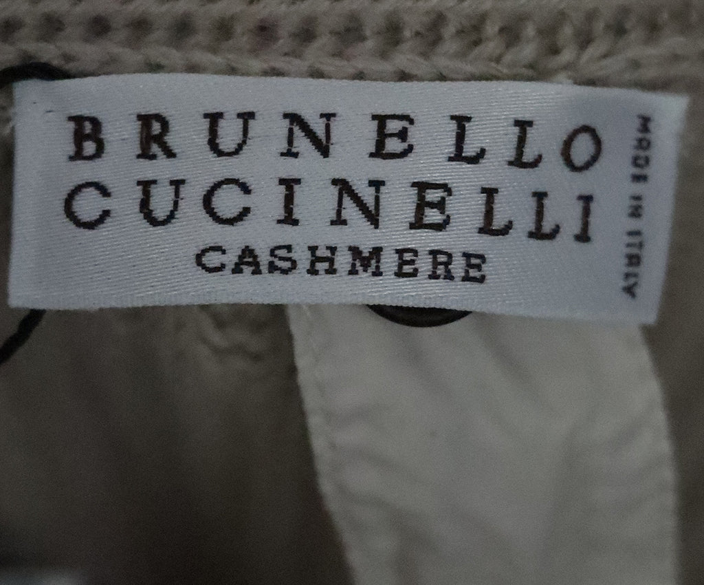 Brunello Cucinelli Beige & White Cashmere Nylon Set 4
