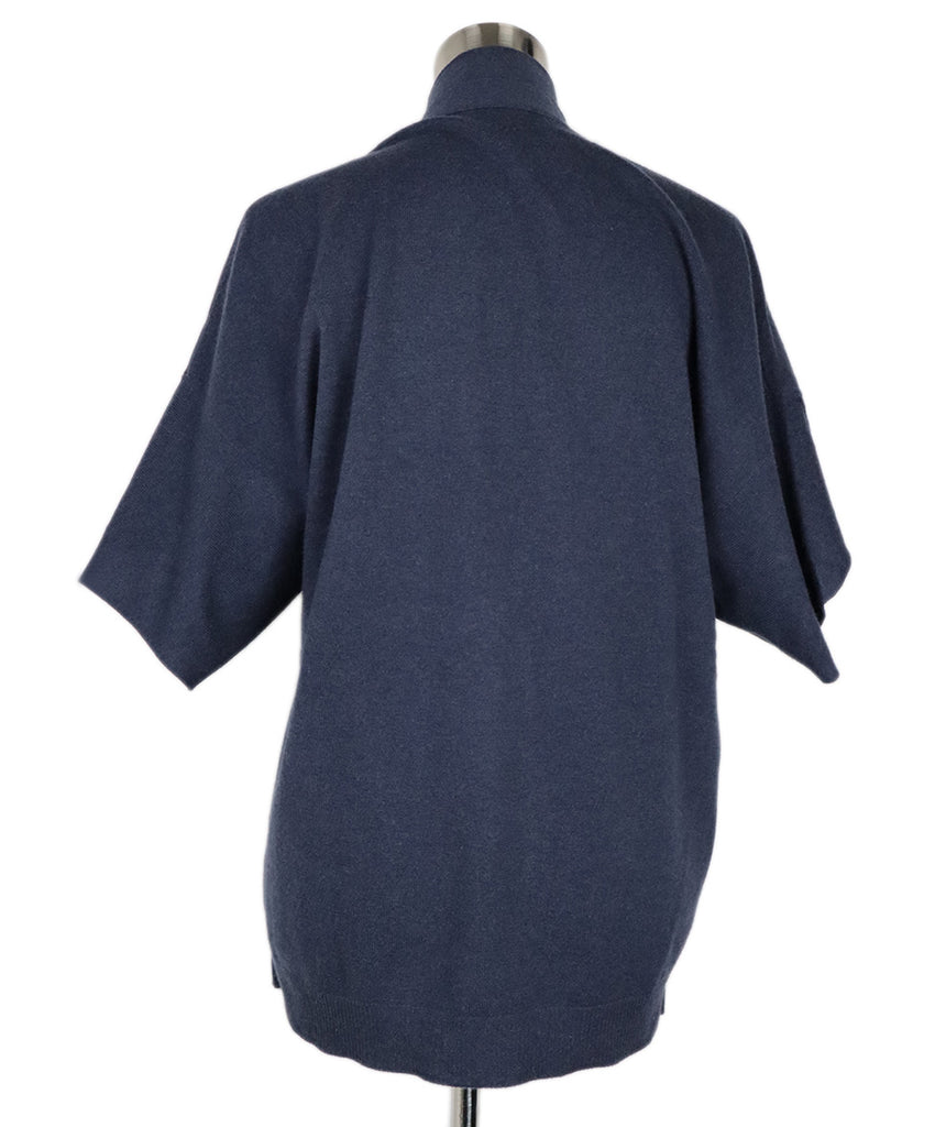 Brunello Cucinelli Navy Cashmere Cardigan 2