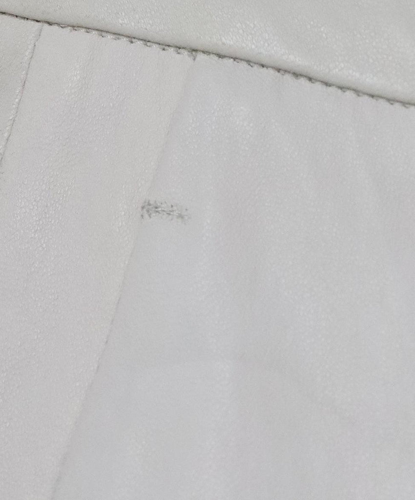 Brunello Cucinelli White Leather Pants 4