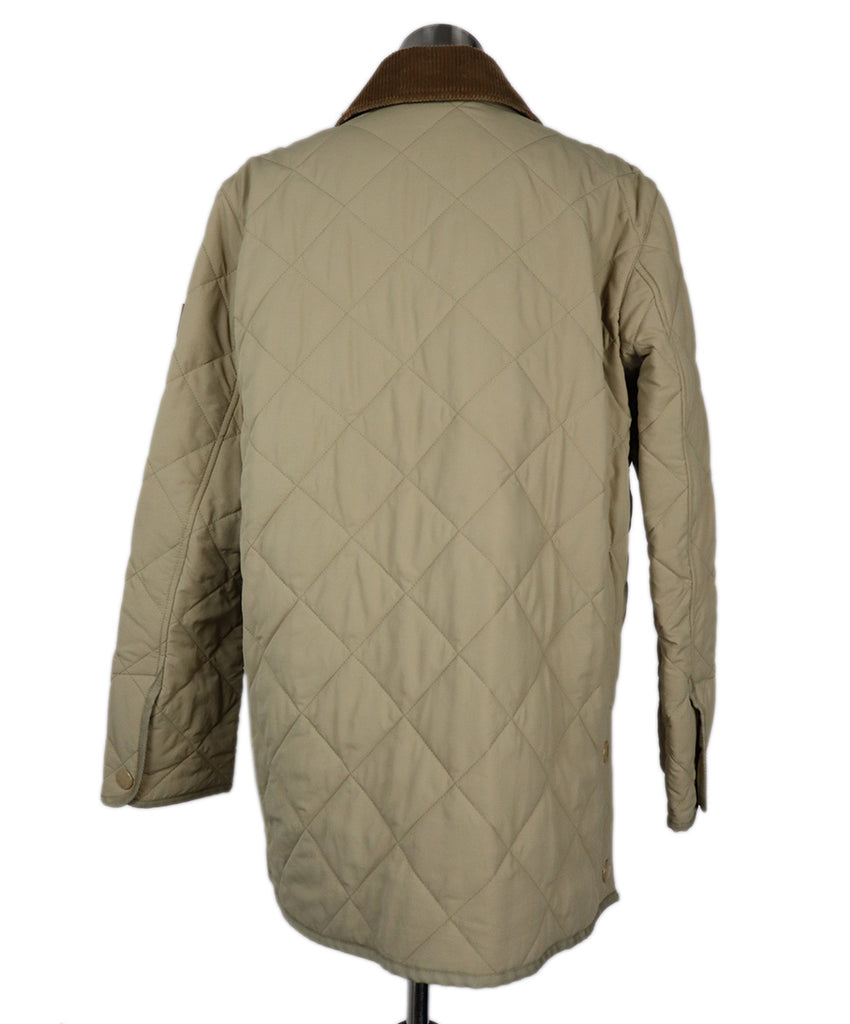 Burberry Beige Quilted Coat 2