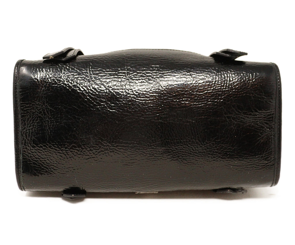 Burberry Black Patent Leather Satchel 3
