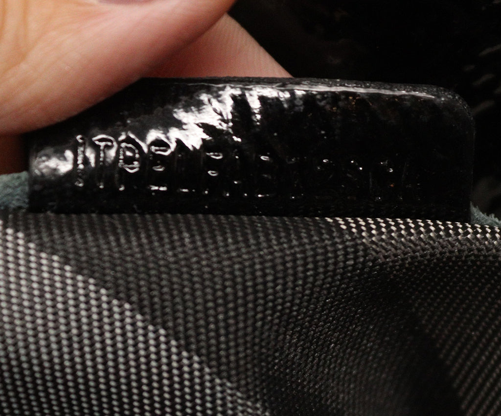 Burberry Black Patent Leather Satchel 7