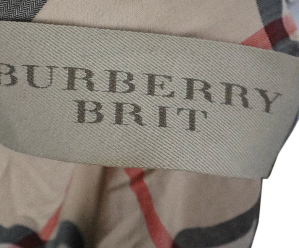 Burberry Brit Grey Wool Coat sz 2 - Michael's Consignment NYC