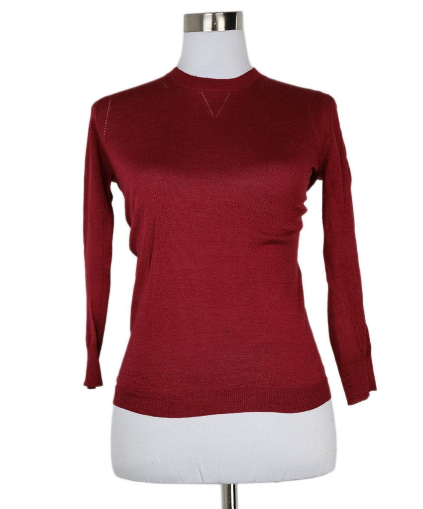 Burberry Brit Raspberry Silk Sweater 1
