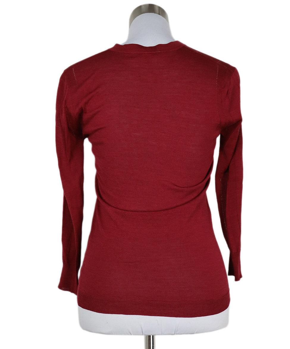 Check Label Wool Sweater in Nutmeg - Women | Burberry® Official