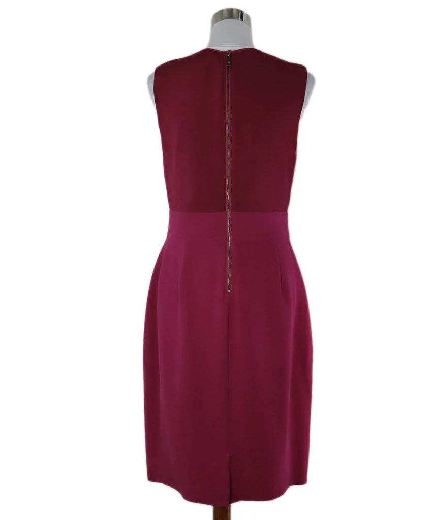 Burberry Fuchsia Silk Dress sz 6 - Michael's Consignment NYC