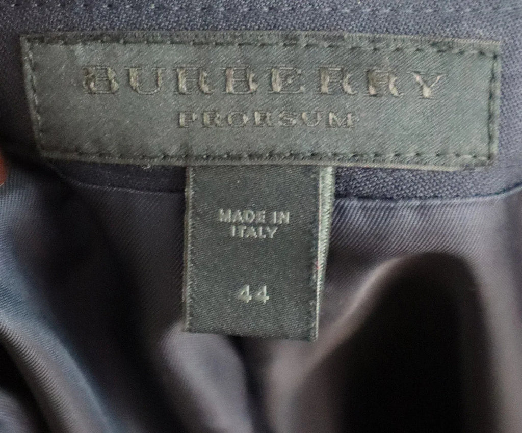 Burberry Navy Wool Skirt sz 8 - Michael's Consignment NYC