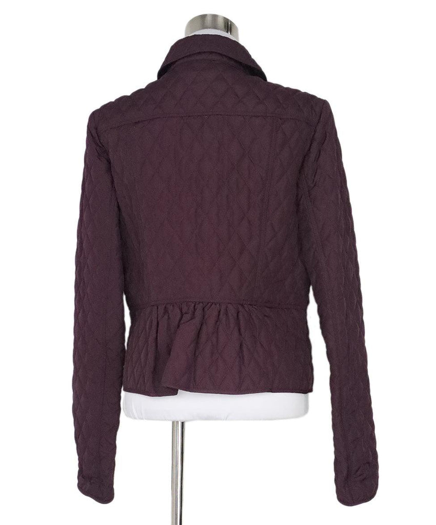 Burberry Purple Quilted Jacket 2