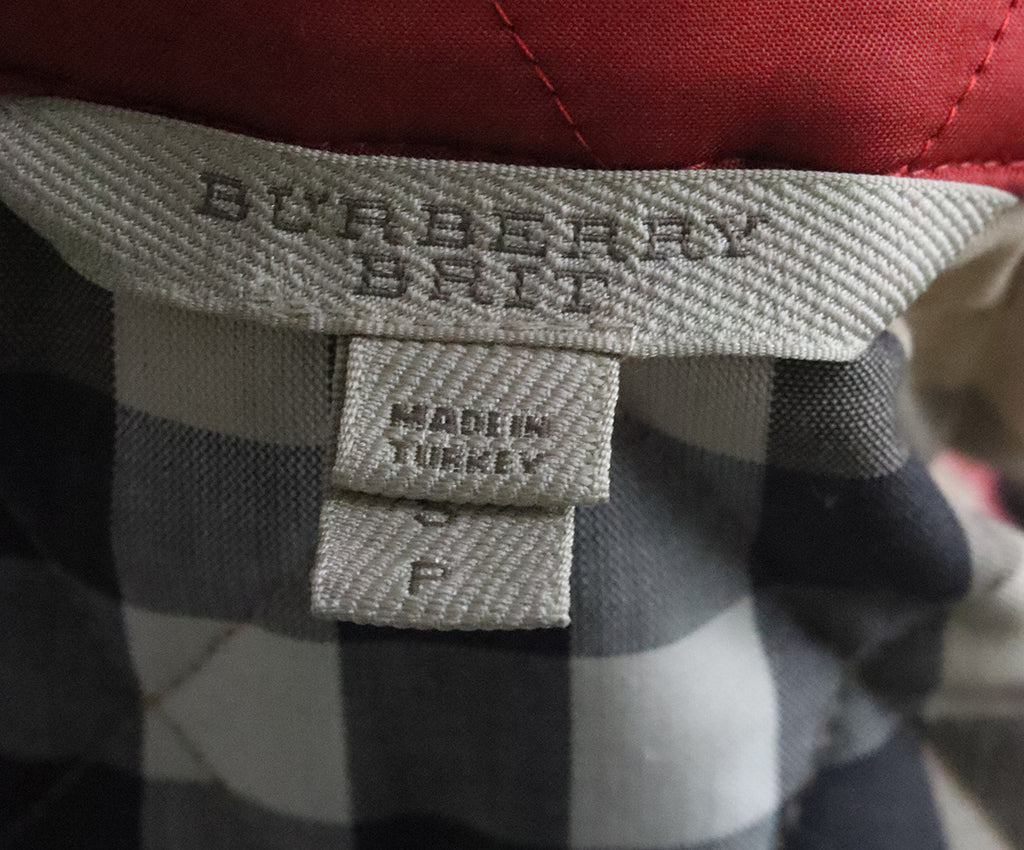 Burberry Red Quilted Jacket 3