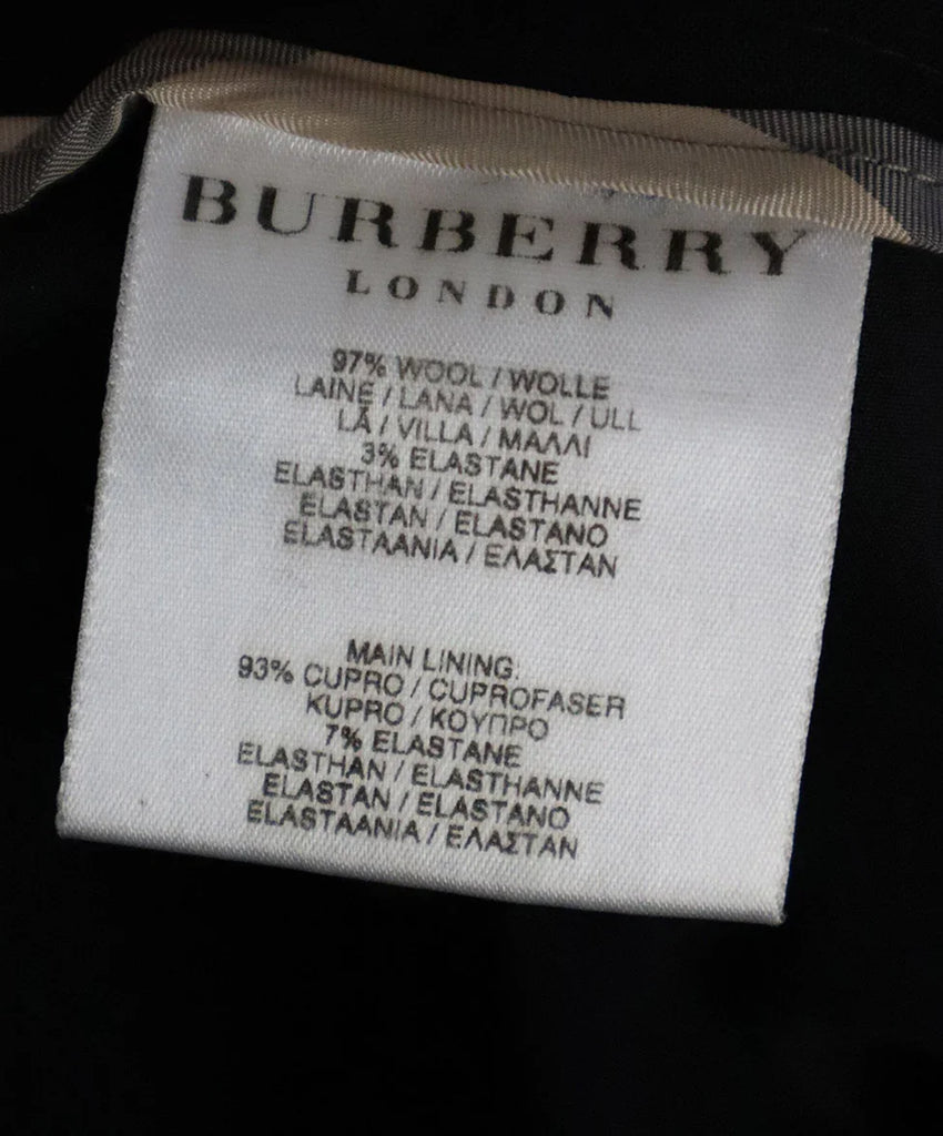 Burberry Black Wool Skirt sz 6 - Michael's Consignment NYC