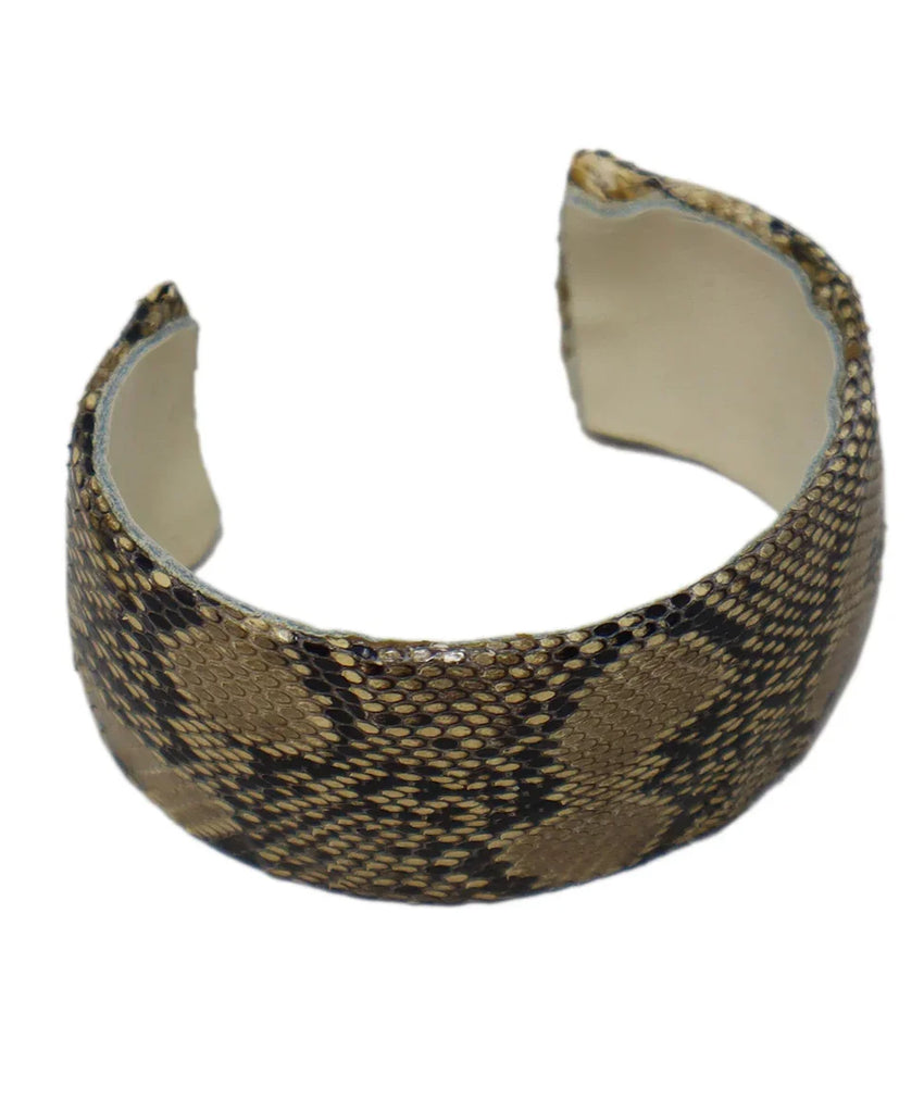 CJ Recht Snake Skin Cuff Bracelet - Michael's Consignment NYC