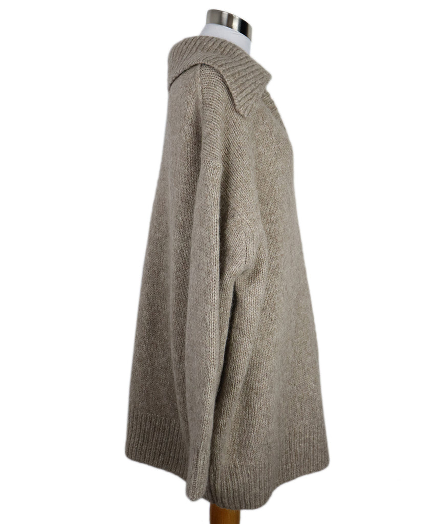 CO Beige Alpaca Wool Tunic Sweater 1
