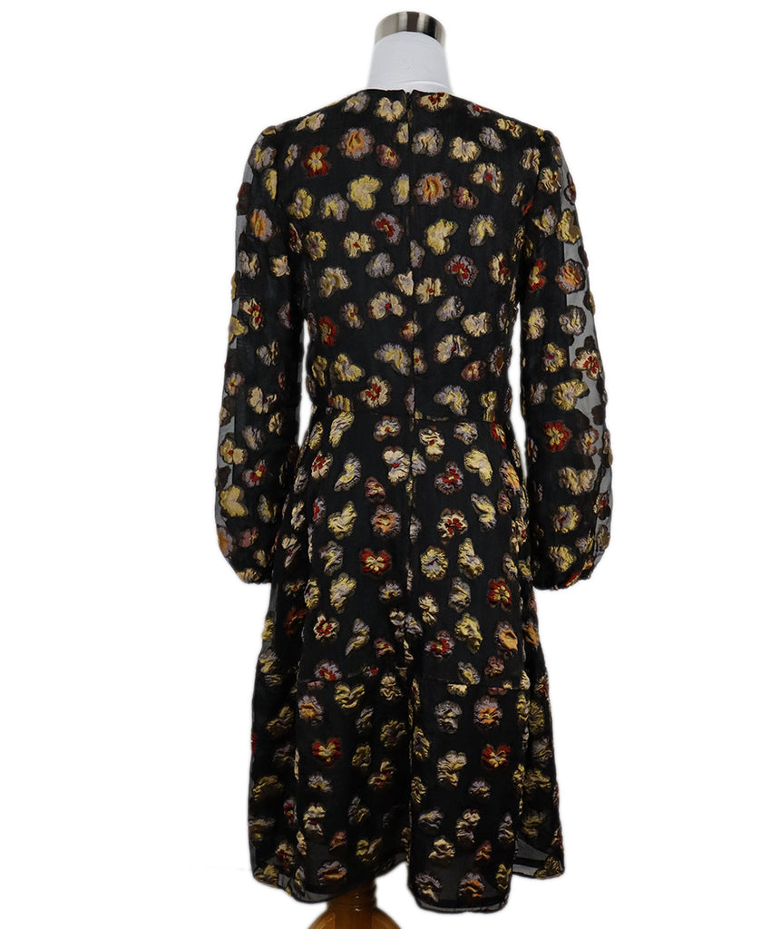 CO Black Yellow & Red Floral Dress 2