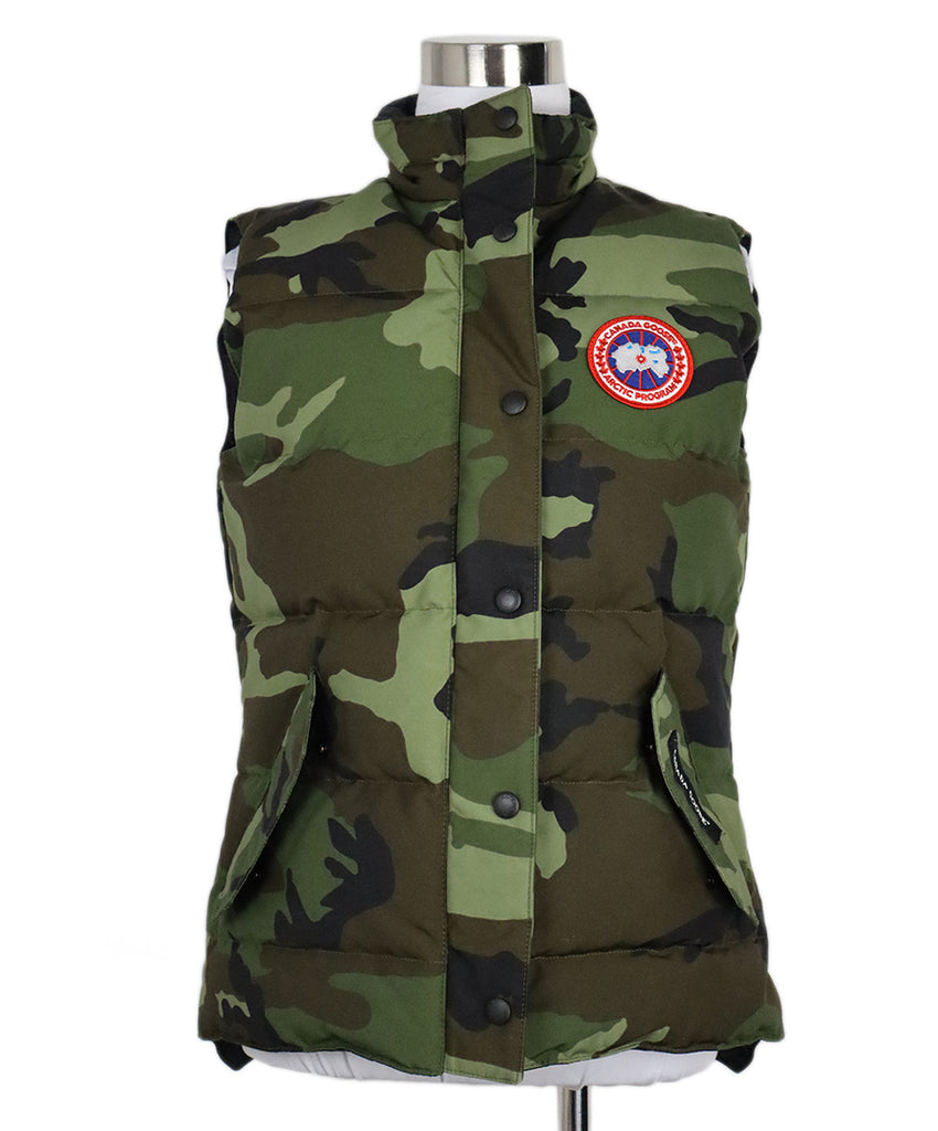 Canada Goose Camo Print Down Vest 