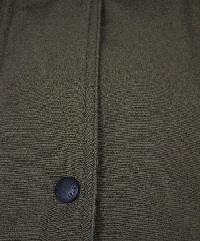 Canada Goose Green Coat w/ Fur Collar sz 12 - Michael's Consignment NYC