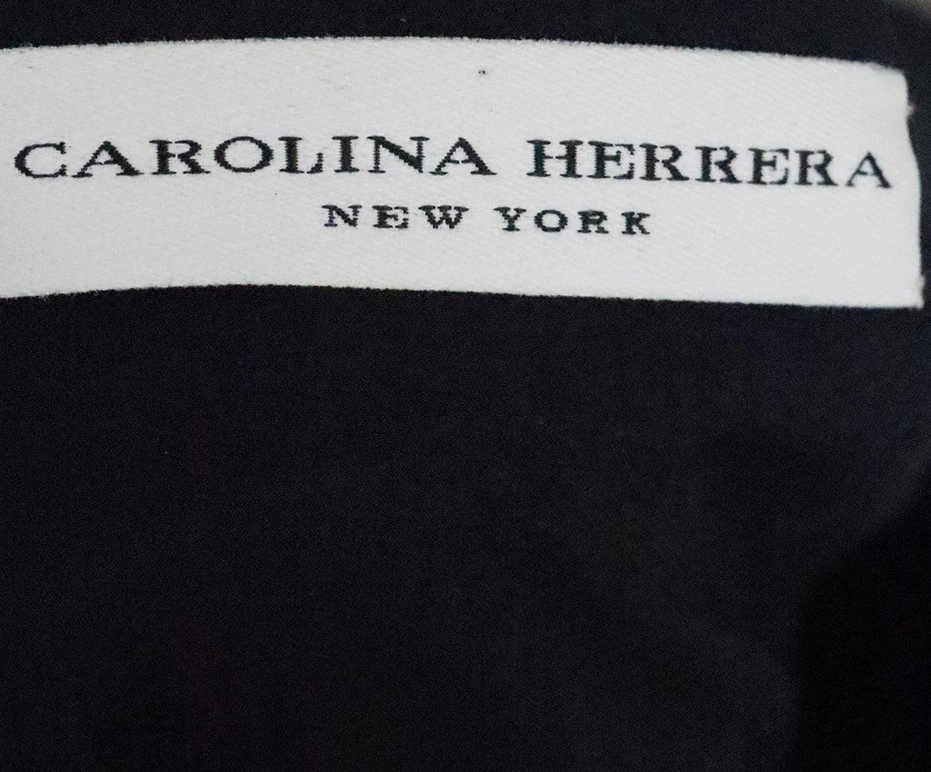 Carolina Herrera Navy Cotton Dress sz 4 - Michael's Consignment NYC