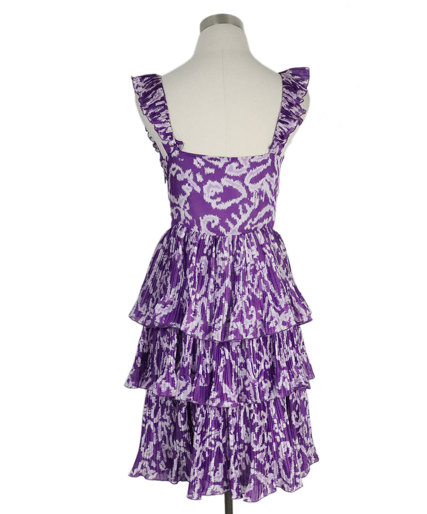 Carolina Herrera Purple Silk Dress 2