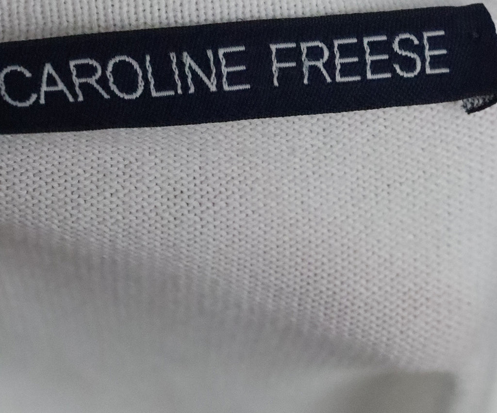 Caroline Freese White Cotton & Silk Top 3