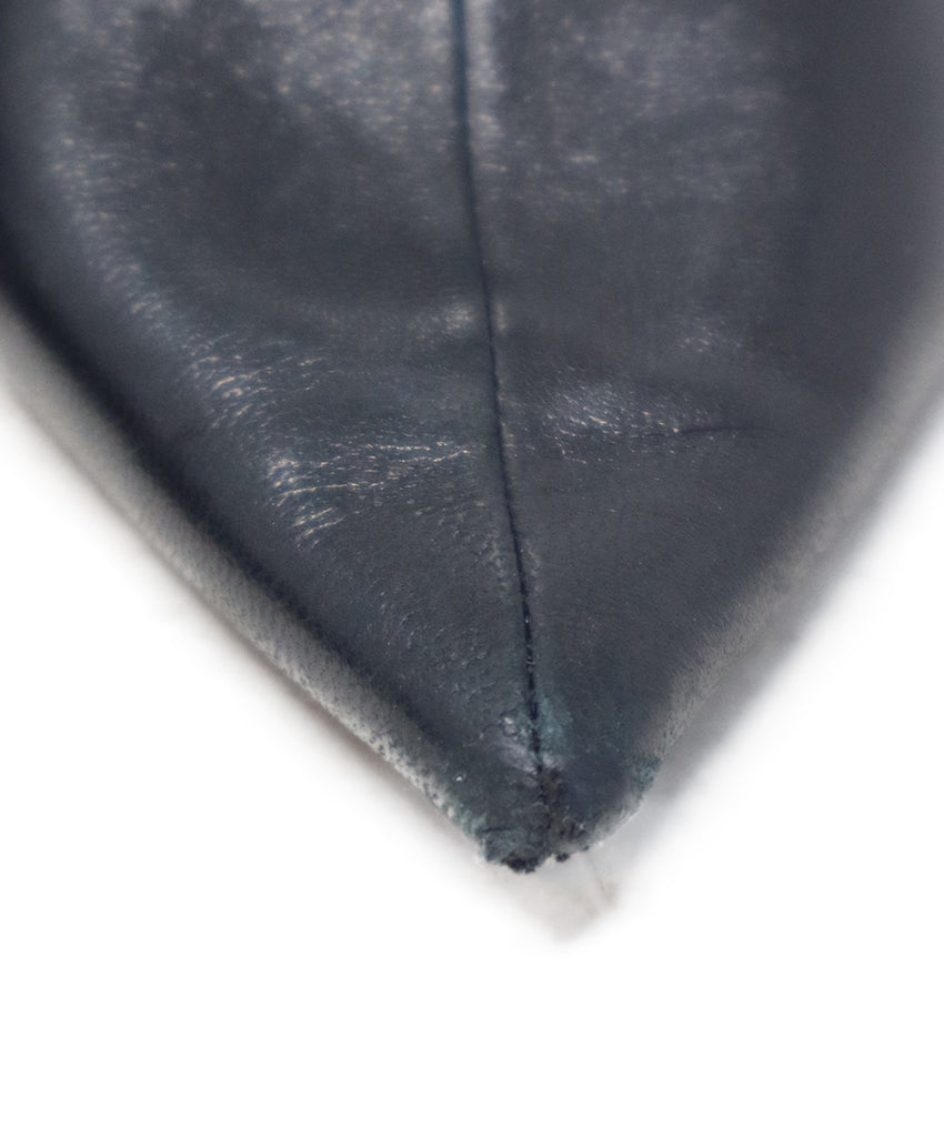 Celine Black Leather Bow Slingback Heels sz 6.5 - Michael's Consignment NYC