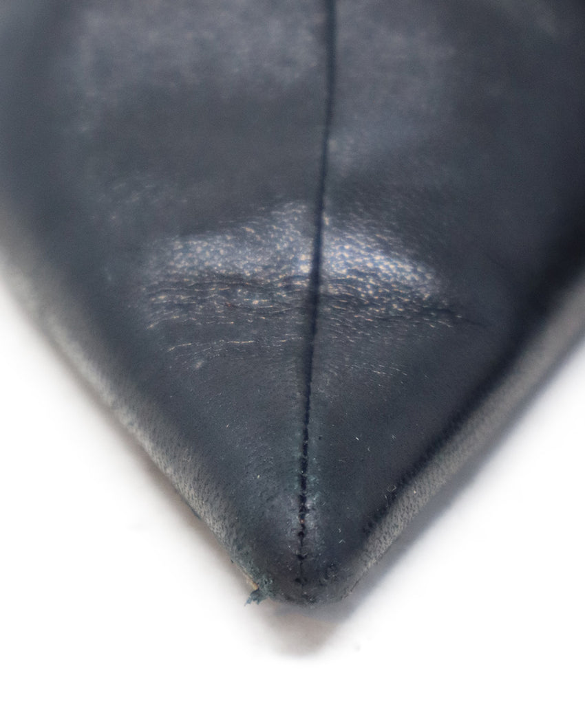 Celine Black Leather Bow Slingback Heels sz 6.5 - Michael's Consignment NYC