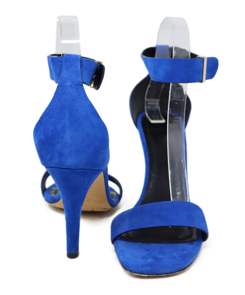 Celine Cobalt Blue Suede Heels 2