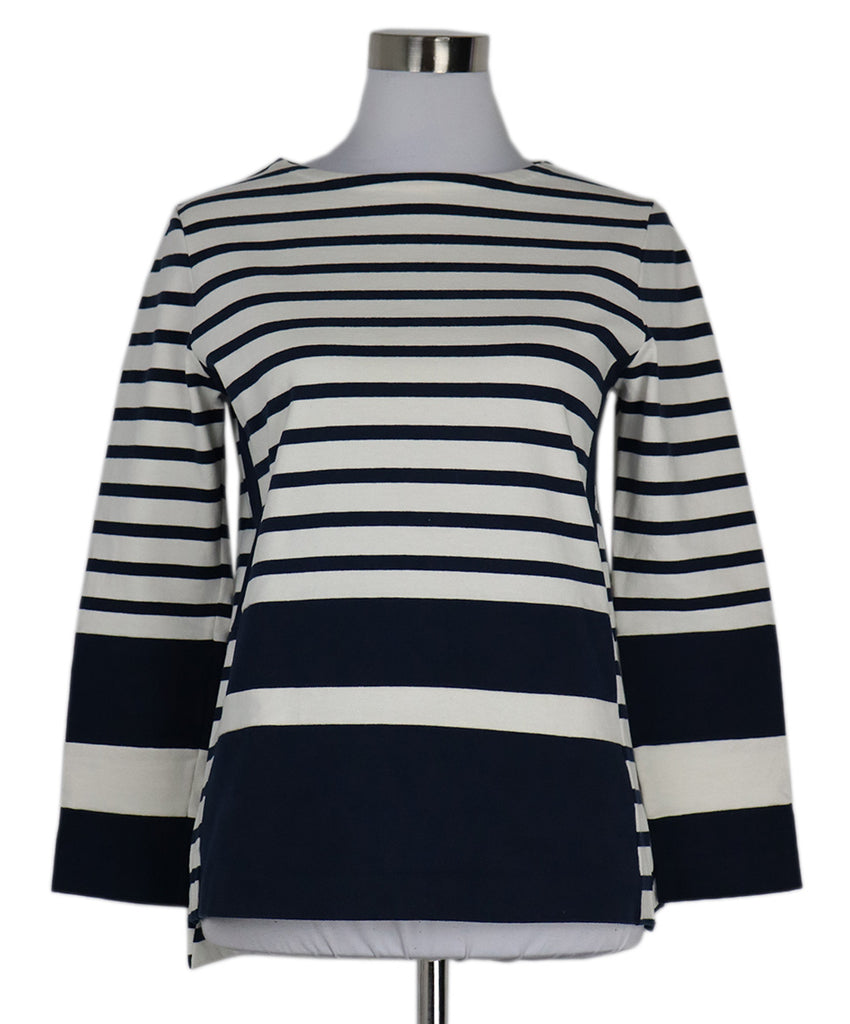 Celine Blue & White Striped Top 