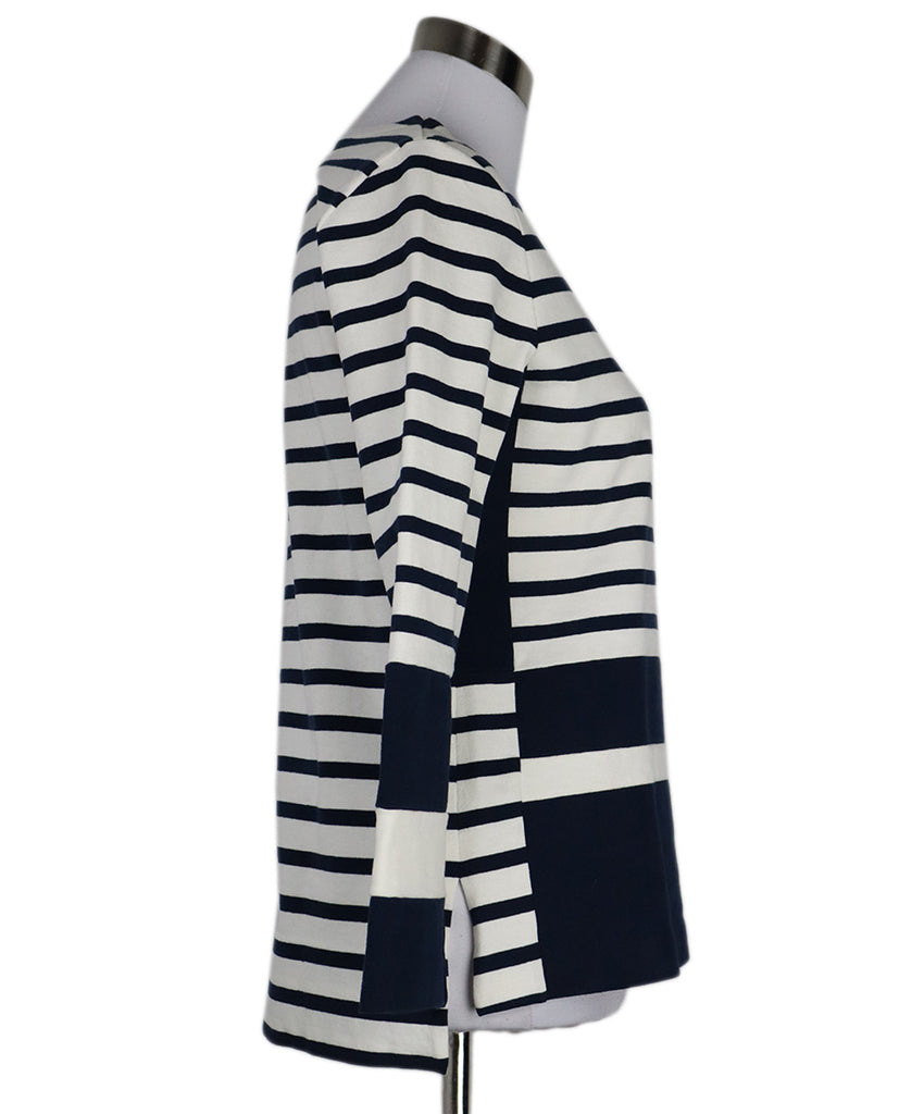 Celine Blue & White Striped Top 1