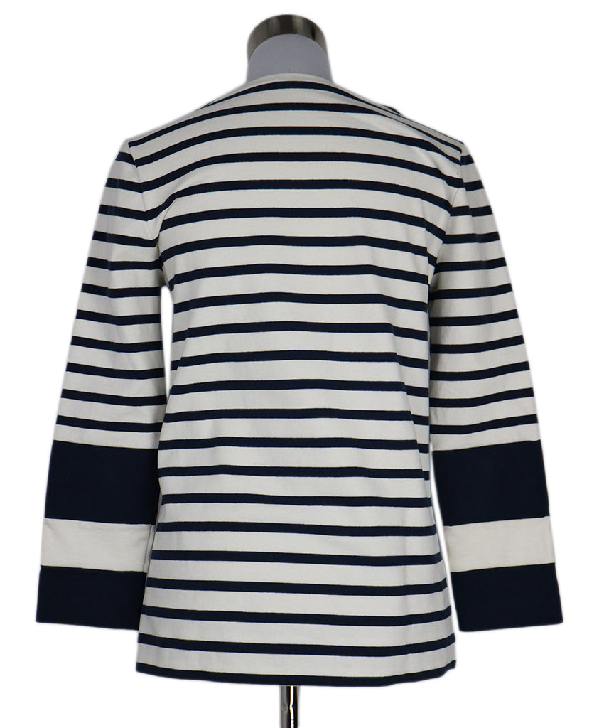 Celine Blue & White Striped Top 2