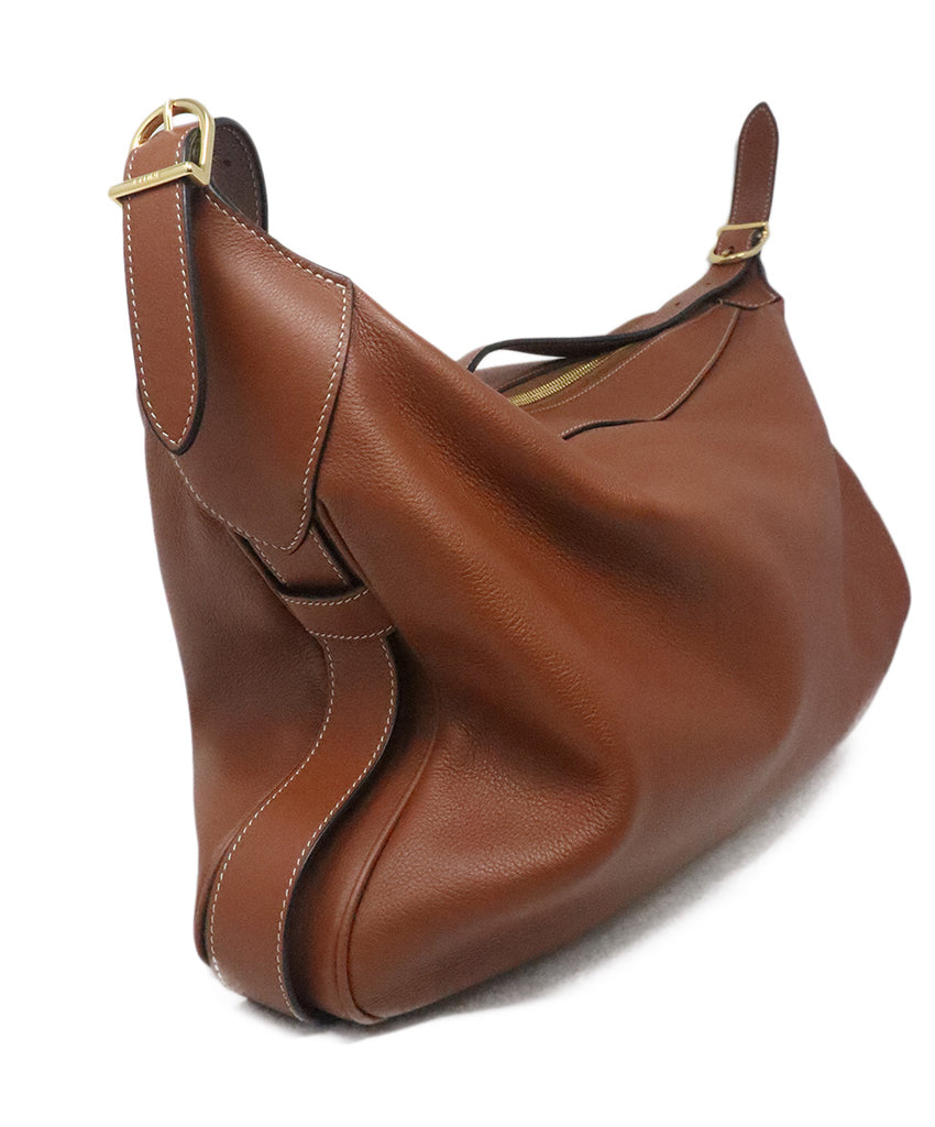 Celine Brown Leather Handbag 1