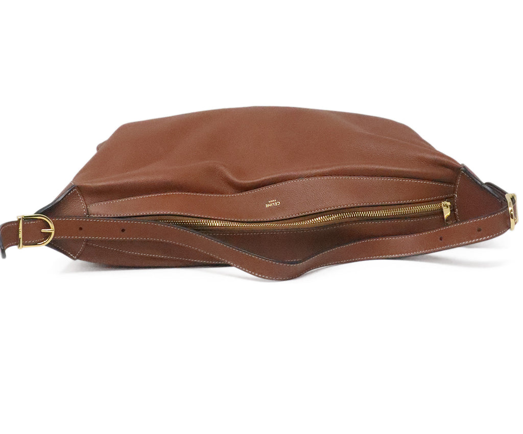 Celine Brown Leather Handbag 4