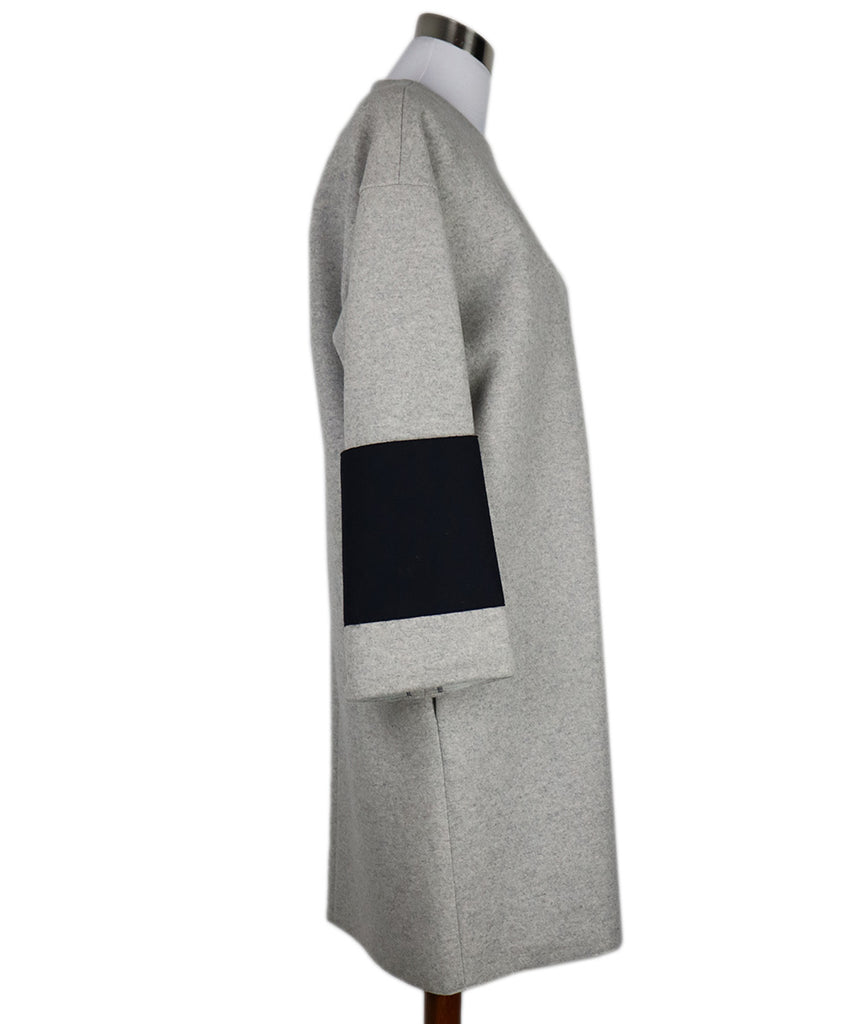 Celine Grey Navy Wool Dress 1