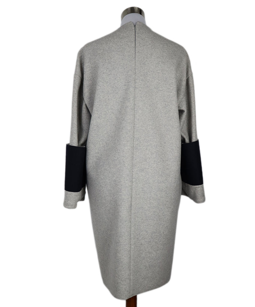 Celine Grey Navy Wool Dress 2