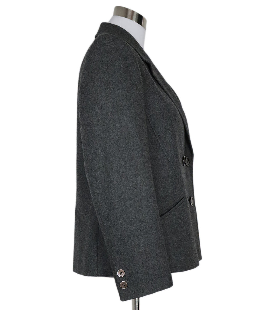 Celine Vintage Grey Wool Blazer sz 12 - Michael's Consignment NYC