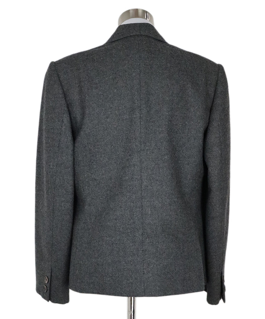 Celine Vintage Grey Wool Blazer sz 12 - Michael's Consignment NYC