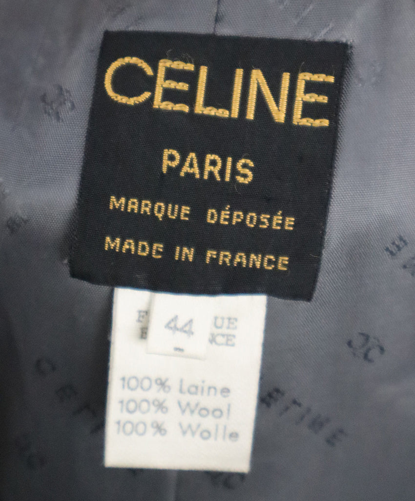 Celine Vintage Grey Wool Blazer sz 12 - Michael's Consignment NYC