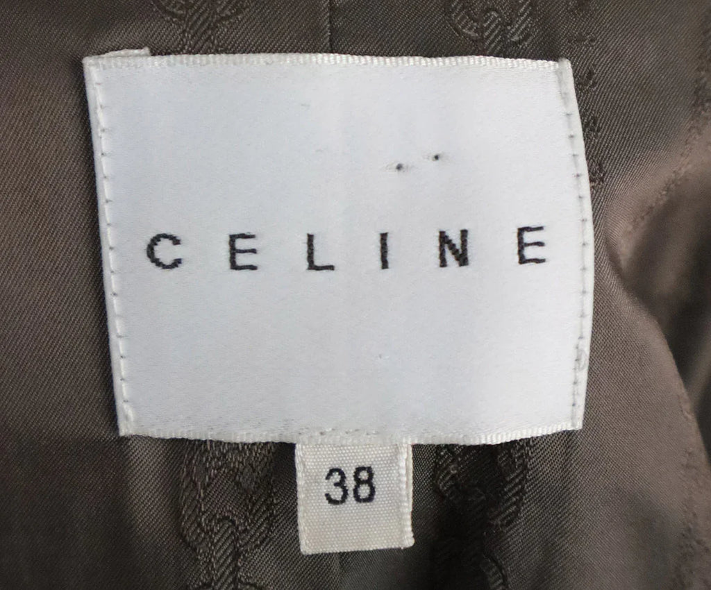 Celine Taupe Wool Blazer sz 6 - Michael's Consignment NYC