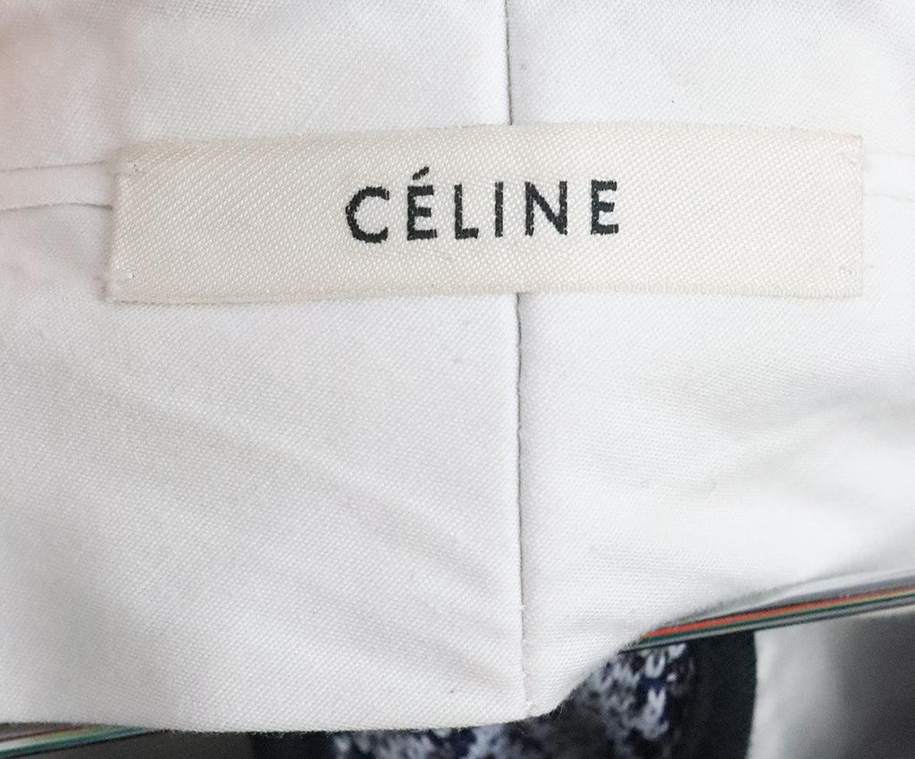 Celine Red White & Blue Plaid Pants 2