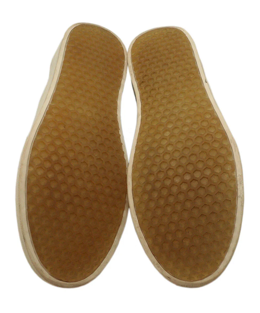 Celine Blue & White Checkered Print Slip-on Sneakers sz 9.5 - Michael's Consignment NYC